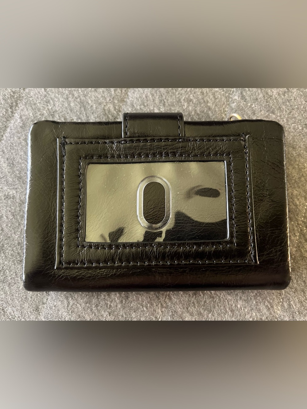 HOBO Ray Black Leather Bi-fold Wallet Excellent Condition Orig$115 - Picture 5 of 9